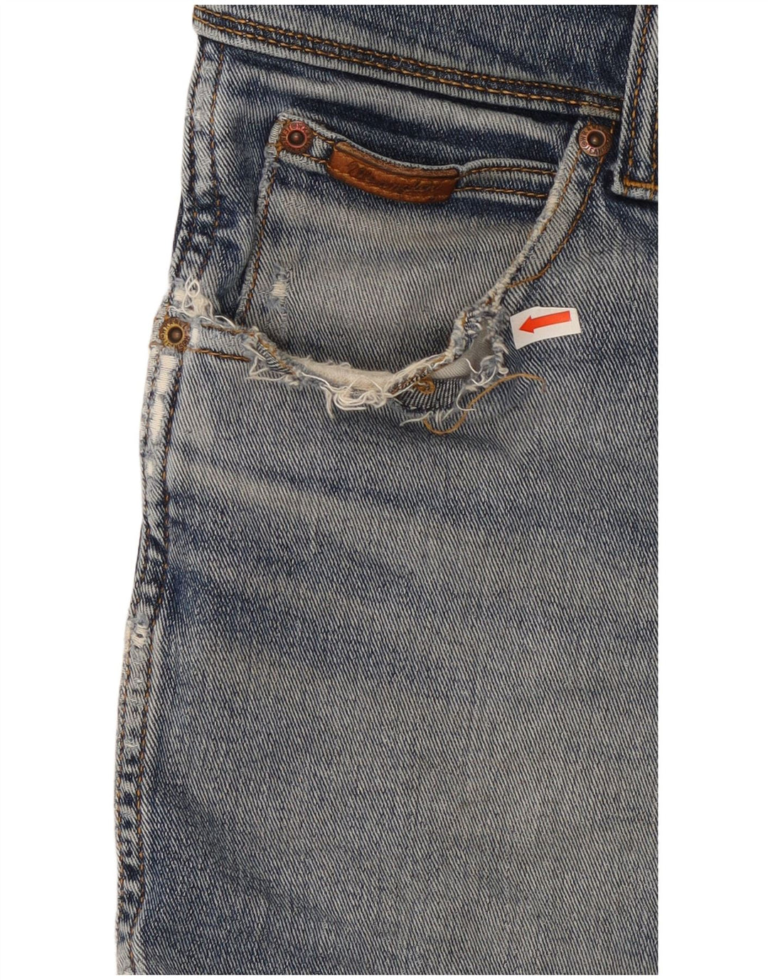 Wrangler Herre Texas Straight Jeans W32 L30 Blå Bomuld