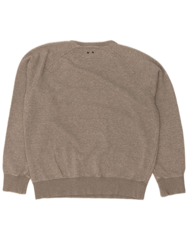 Converse Graphic Sweatshirt Jumper UK 14 Medium Grey Bomuld
