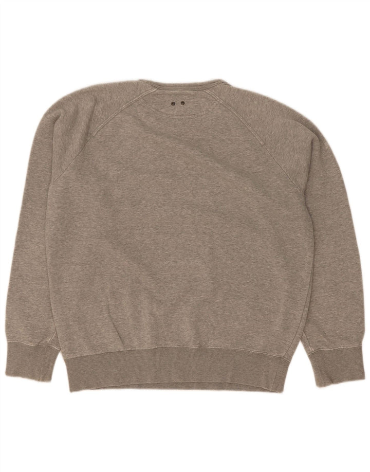 Converse Graphic Sweatshirt Jumper UK 14 Medium Grey Bomuld
