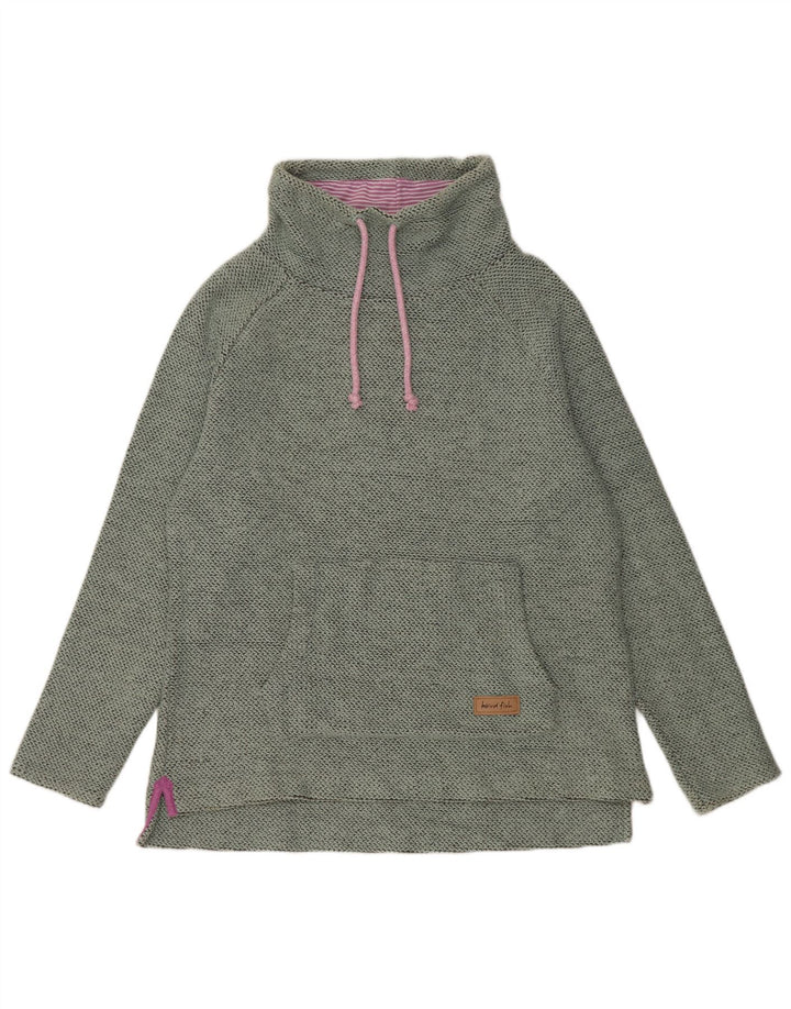 Weird Fish Dame Sweatshirt Jumper UK 16 Stor grøn bomuld