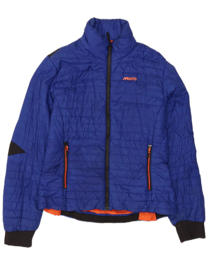 Musto Polstret Damejakke UK 14 Stor Blå Polyamid