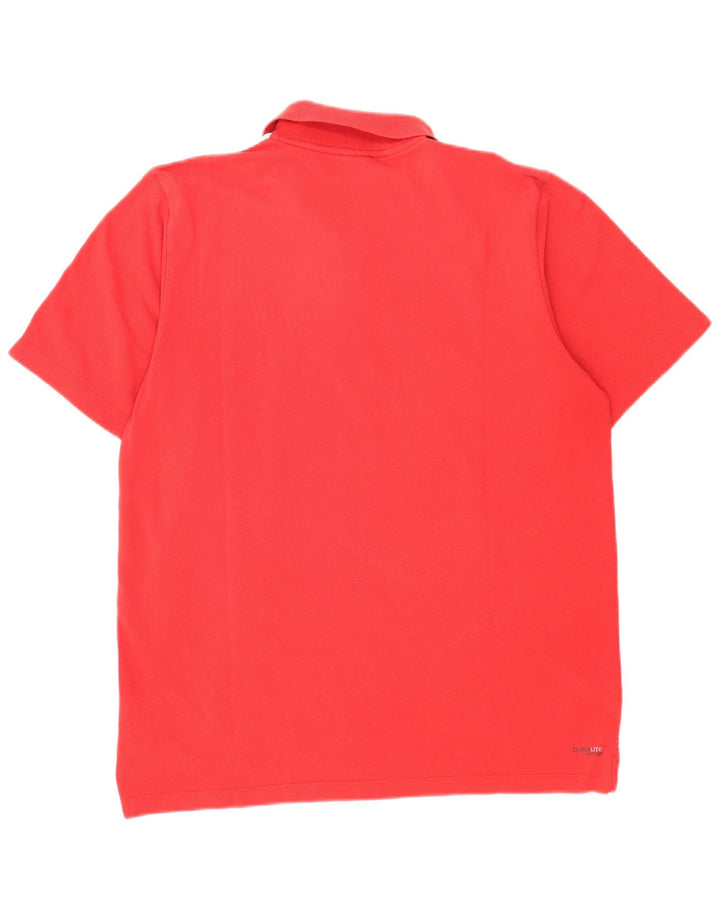 Adidas herre poloshirt XL rød bomuld