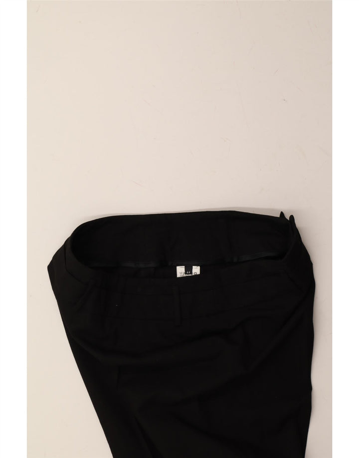 TRUSSARDI Womens Straight Casual Trousers IT 44 Medium W32 L30 Black Vintage Trussardi and Second-Hand Trussardi from Messina Hembry 
