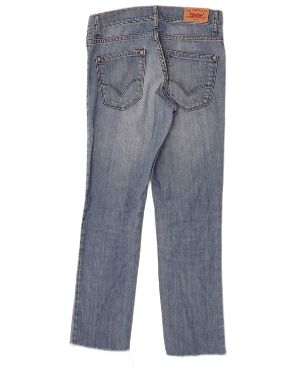 Levi's Girls Straight Jeans 11-12 år W24 L24 Blå Bomuld