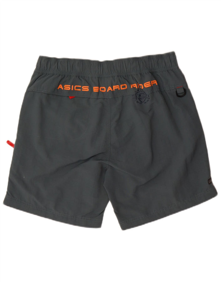 ASICS Grafiske svømmeshorts til mænd store marineblå farveblok nylon