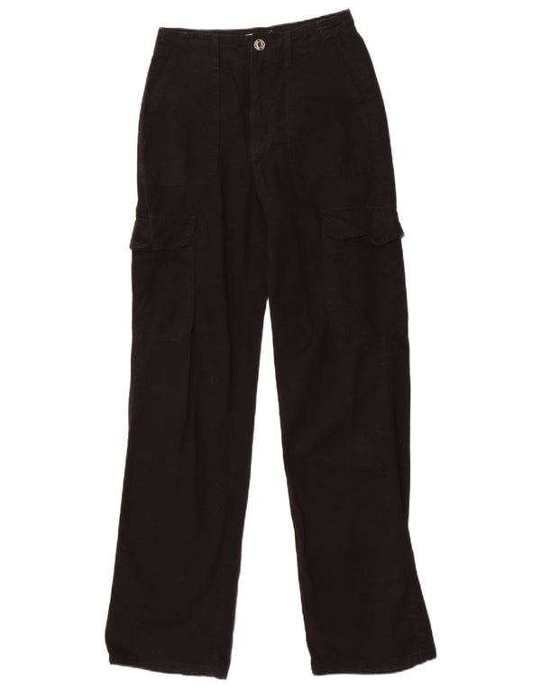 Zara Dame Straight Cargo Bukser EU 32 2XS W22 L32 Sort