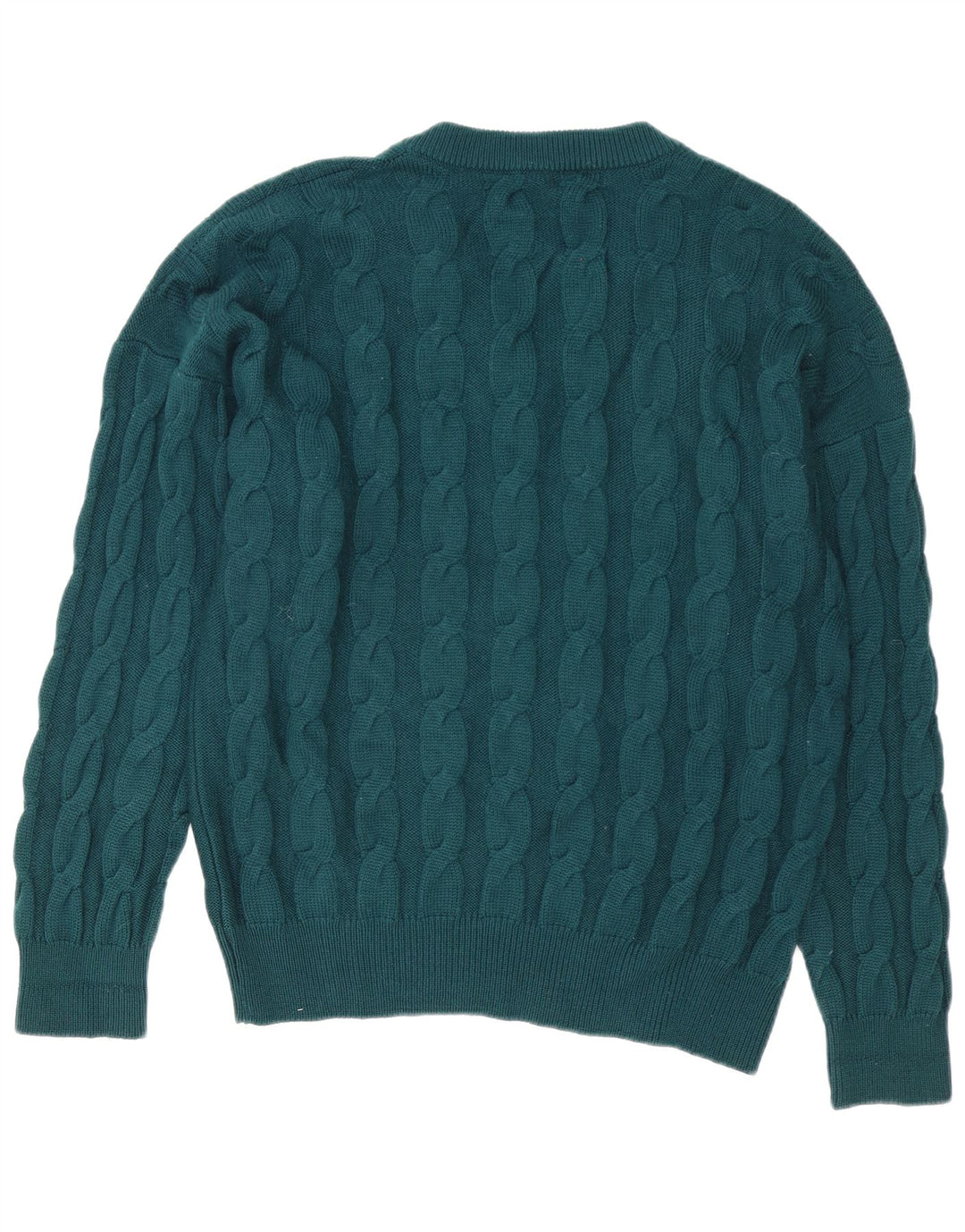 Fila Herre V-hals sweater IT 52 Stor Grøn Virgin Wool