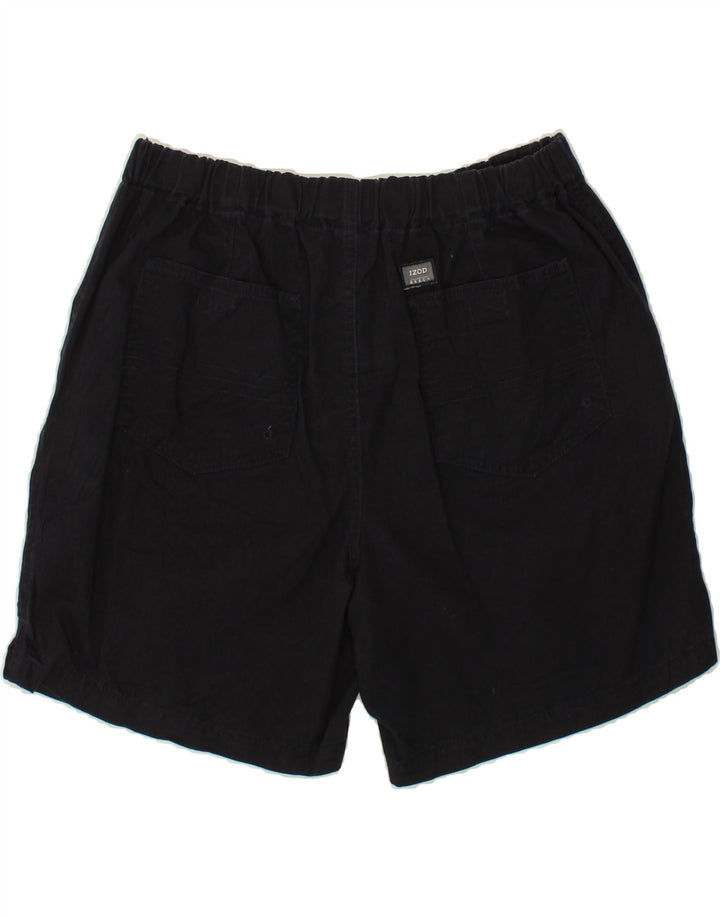 IZOD Mens Chino Shorts Large W34  Navy Blue Cotton Vintage Izod and Second-Hand Izod from Messina Hembry 