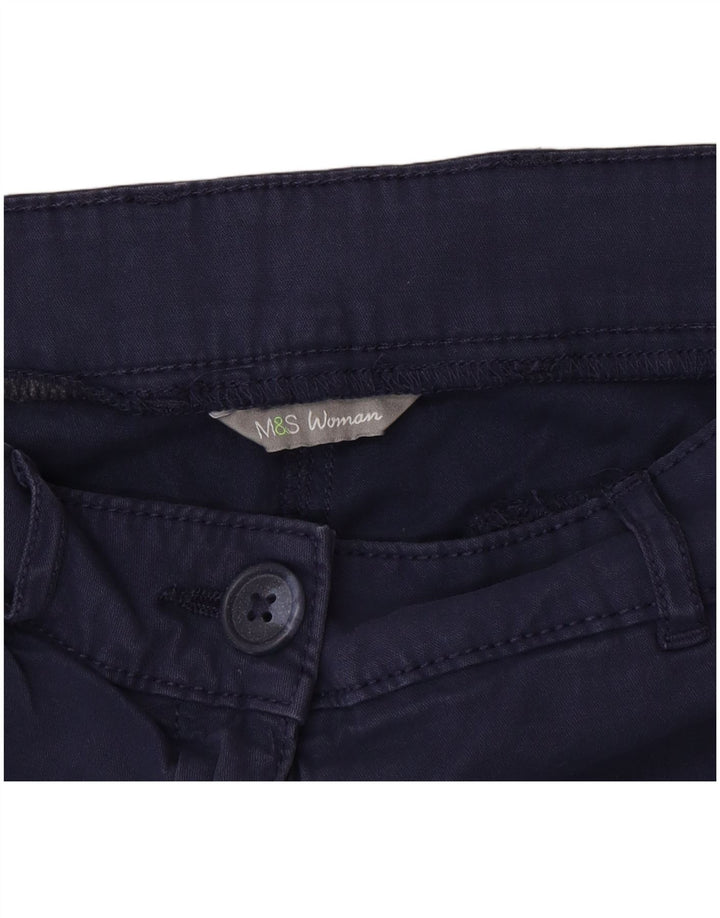 Marks & Spencer Slim Chino-bukser til kvinder W32 L27 Marineblå