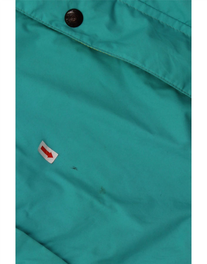 BAILO Herre Loose Fit regnjakke IT 46 Small Blue Colourblock Polyester