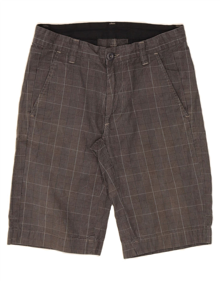 CARHARTT Mens Chino Shorts W29 Small  Grey Check Cotton Vintage Carhartt and Second-Hand Carhartt from Messina Hembry 