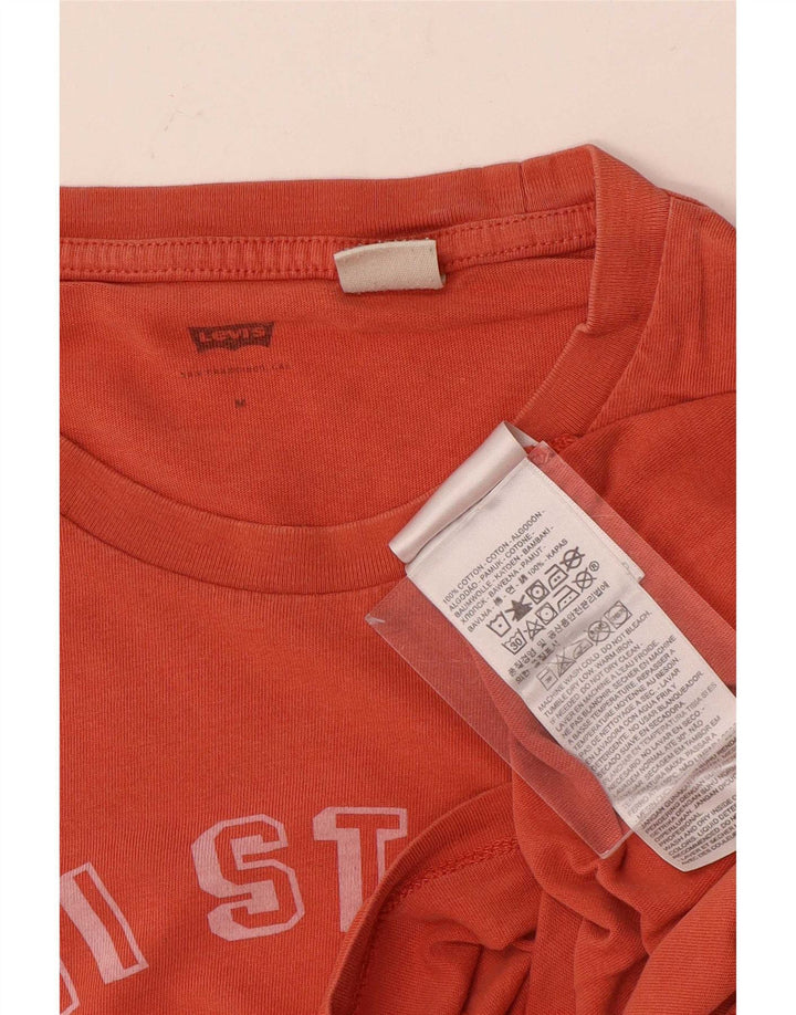 Levi's Herre grafisk T-shirt Top Medium Orange Bomuld