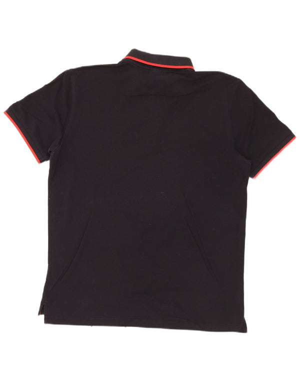 Hugo Boss Herre Polo Shirt XL Sort Bomuld