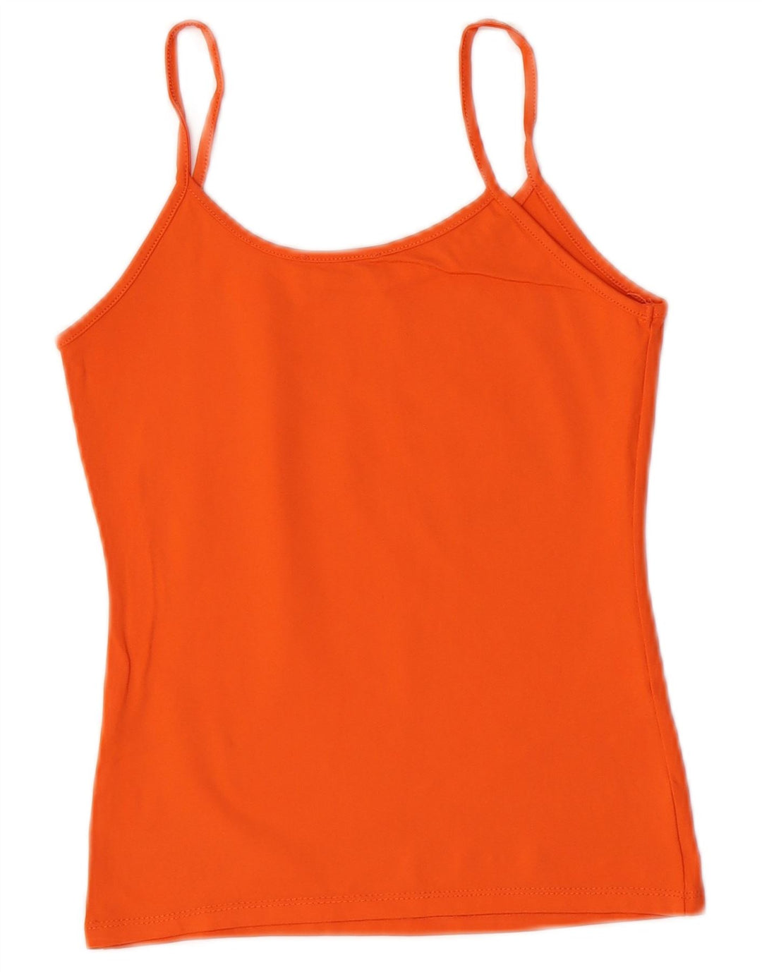 Zara Dame Cami Top UK 12 Medium Orange Polyamid