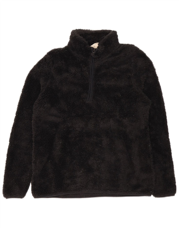 Mountain Warehouse Dame Fleece Jumper med lynlås DK 12 Medium Sort