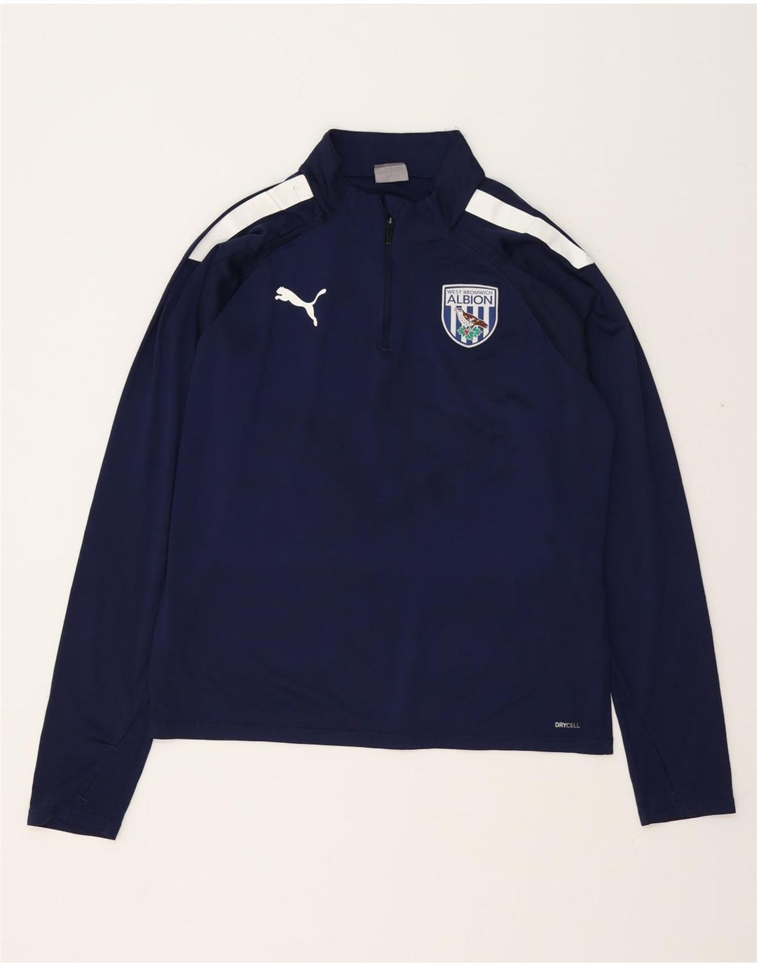 PUMA Pullover med lynlås til mænd, træningsdragt Top Medium Navy Blue