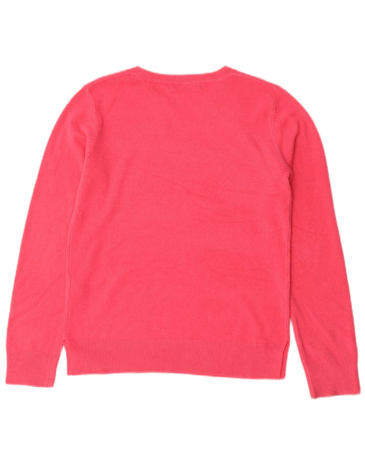 Marks & Spencer Dame sweater med rund hals DK 8 Lille Pink Akryl