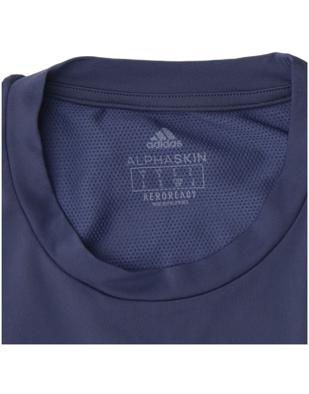 ADIDAS Aeroready Grafisk T-Shirt Top Lille Marineblå