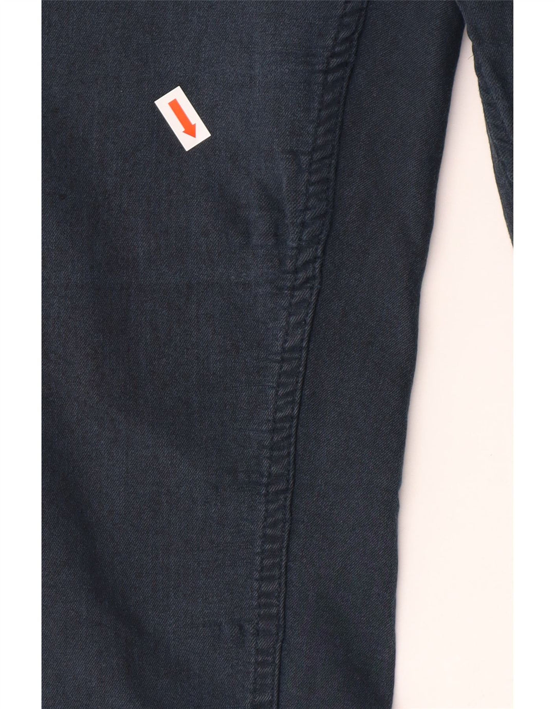 FET FACE Dame Skinny Jeans UK 10 Small W28 L28 Navy Blue