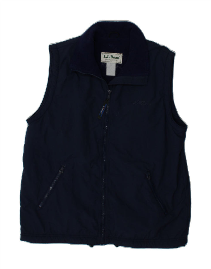 L.L.BEAN Womens Gilet UK 16 Large Navy Blue Vintage L.L.Bean and Second-Hand L.L.Bean from Messina Hembry 