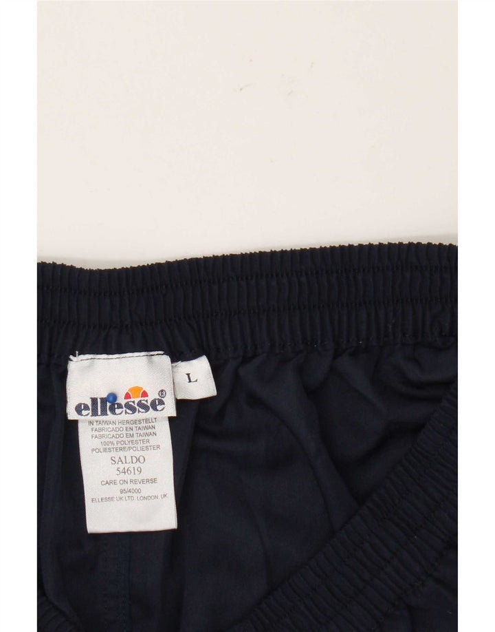 Ellesse Herre Casual Shorts Large W36 Navy Blue Polyester