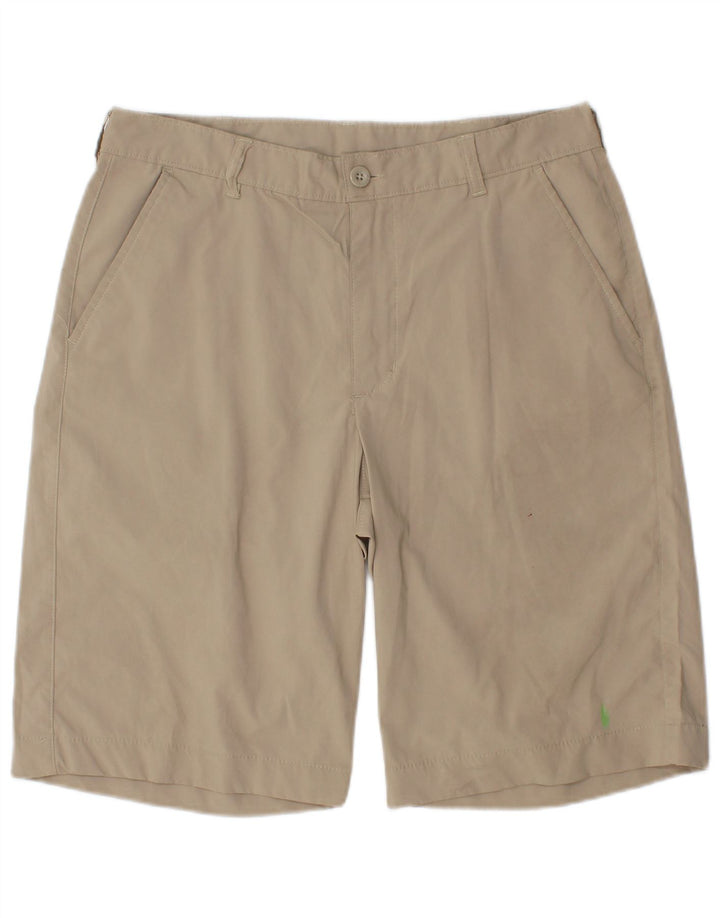 IZOD Chino Shorts til mænd W32 Medium Beige Polyester