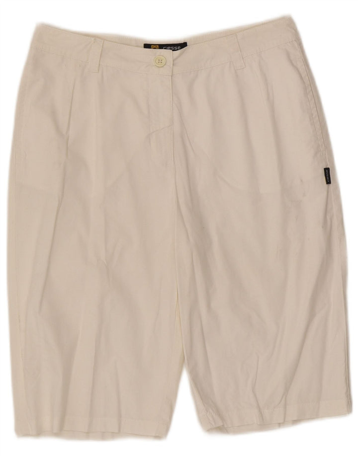 Vintage Chino Shorts til kvinder IT 44 Medium W30 Hvid
