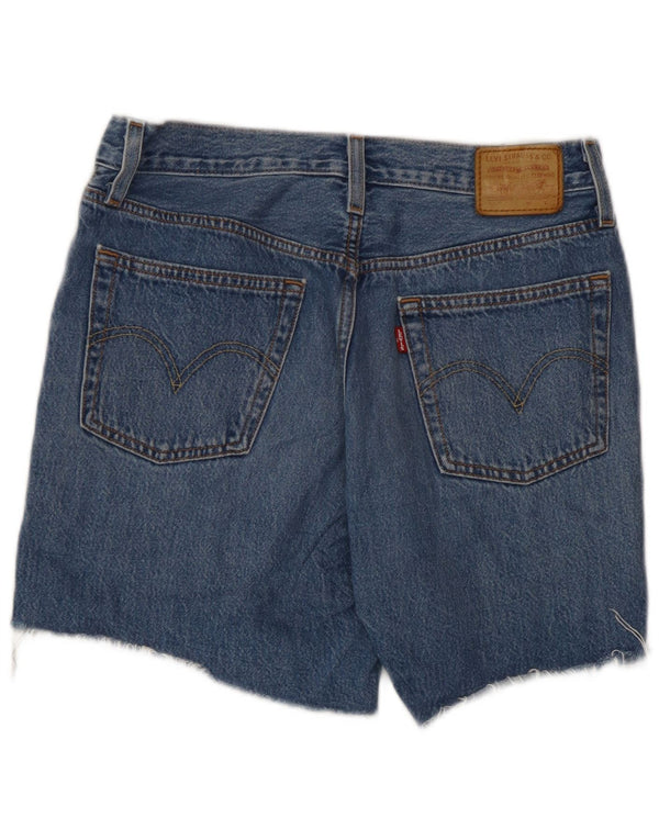 Levi's Womens 501 denimshorts W27 Små blå bomuld
