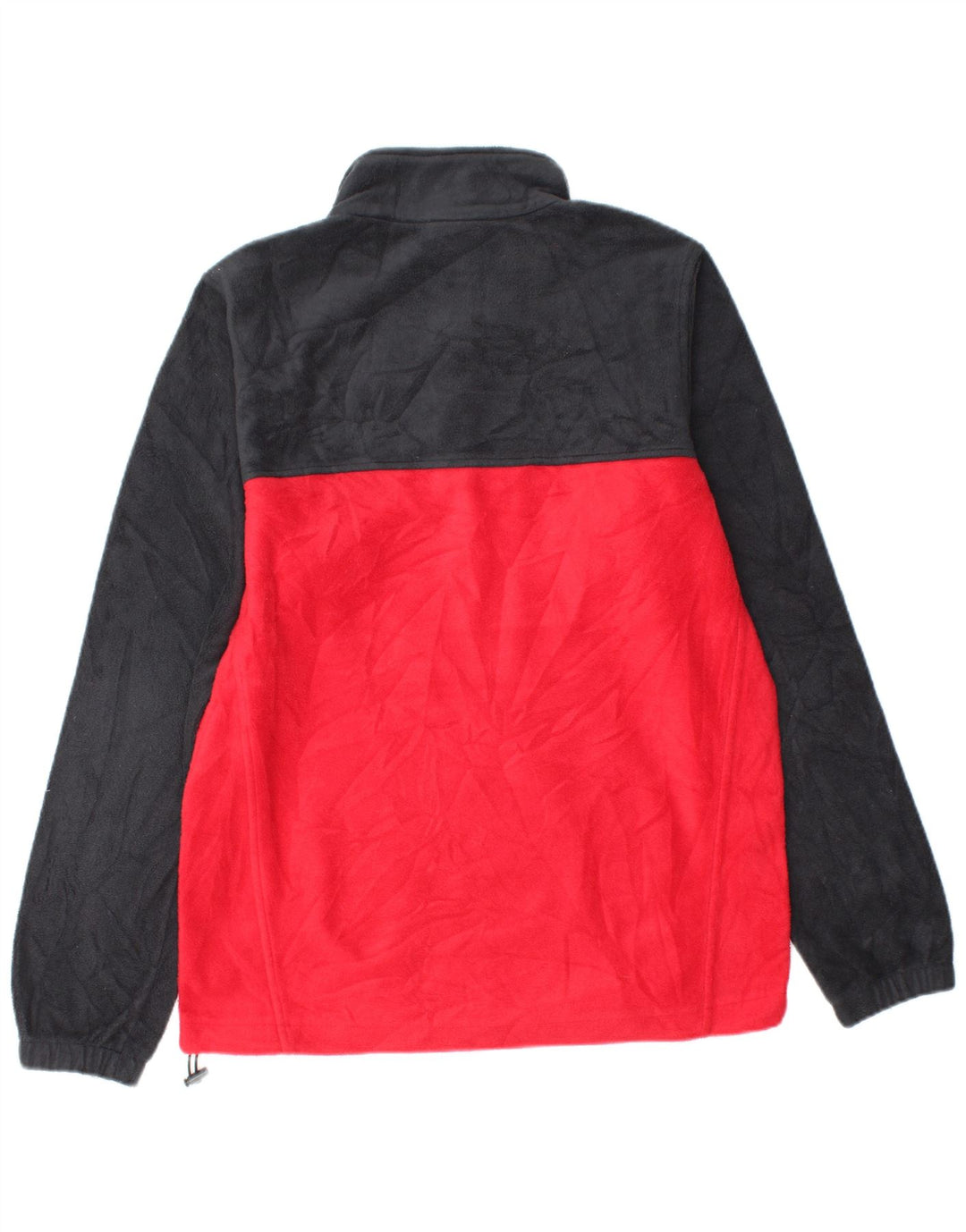 Columbia Herre lynlås hals Fleece Jumper Lille rød Colourblock Polyester