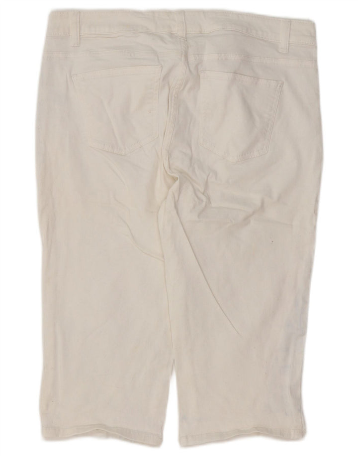 CHAPS Bermuda-shorts til kvinder W34, store hvide bomuld