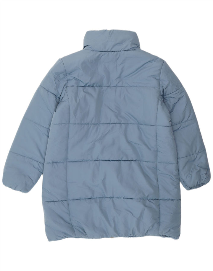 Marks & Spencer Polstret jakke til kvinder UK 14 Stor blå polyester