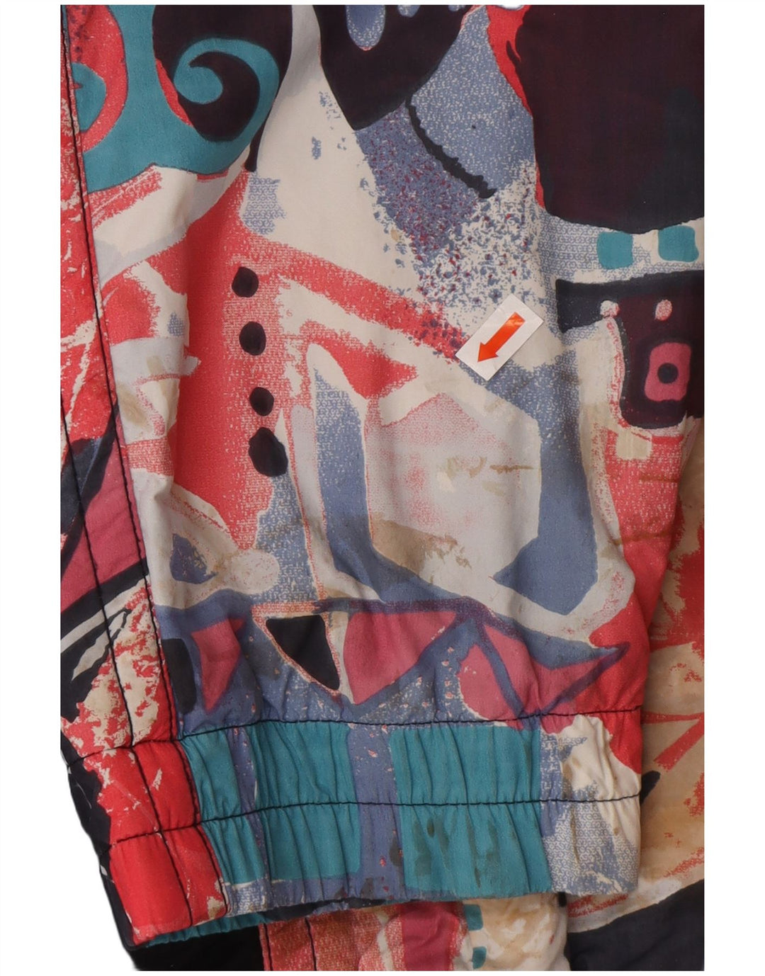 MAIER Herre Oversized Pullover Windbreaker Jacket UK 6 XS Black Floral