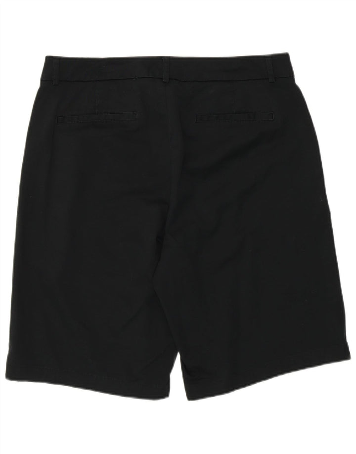 Dockers Dame Casual Shorts Large W36 Sort Bomuld