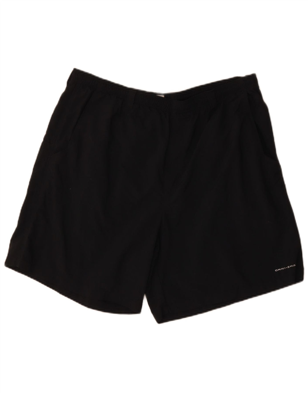 COLUMBIA Herre Omni-Shade grafiske sportsshorts XL sort polyester