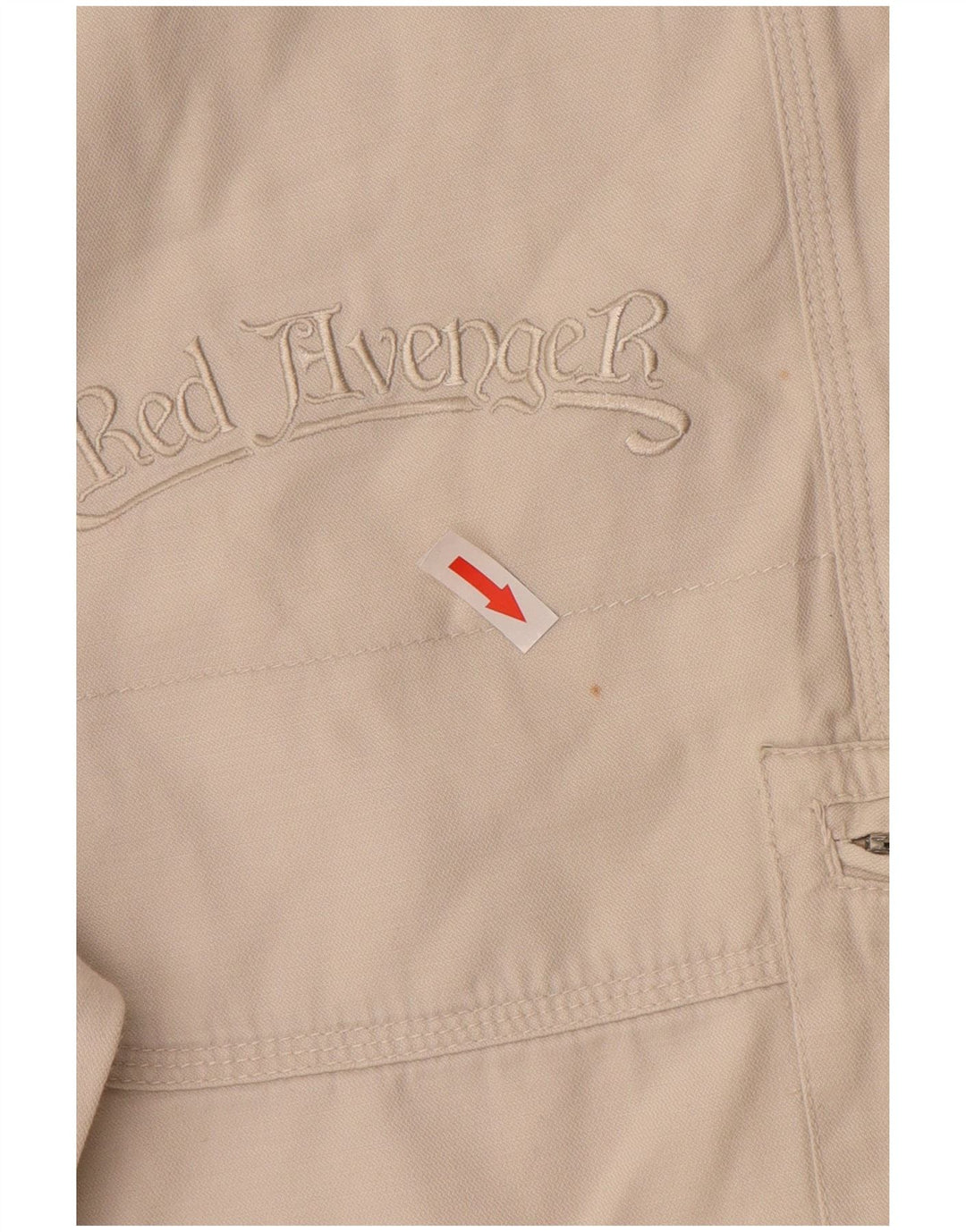 Vintage Herre Cargo Shorts IT 44 XS W34 Hvid Bomuld