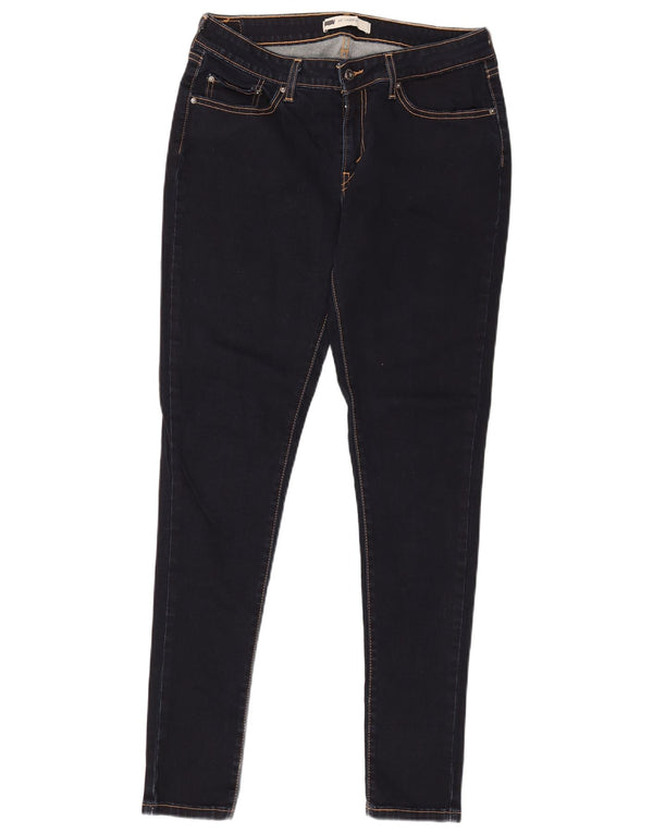 LEVI'S Dame 535 Legging Skinny Jeans W32 L31 Marineblå Bomuld