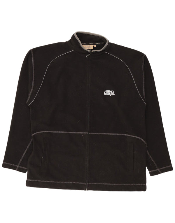 Weird Fish Herre Fleecejakke UK 40 Large Black Polyester