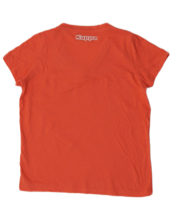 Kappa Dame T-Shirt Top UK 6 XS Orange