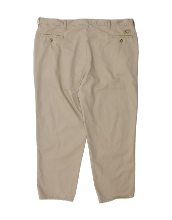 DICKIES Mens Slim Chino Trousers W44 L30 Beige Cotton Vintage Dickies and Second-Hand Dickies from Messina Hembry 