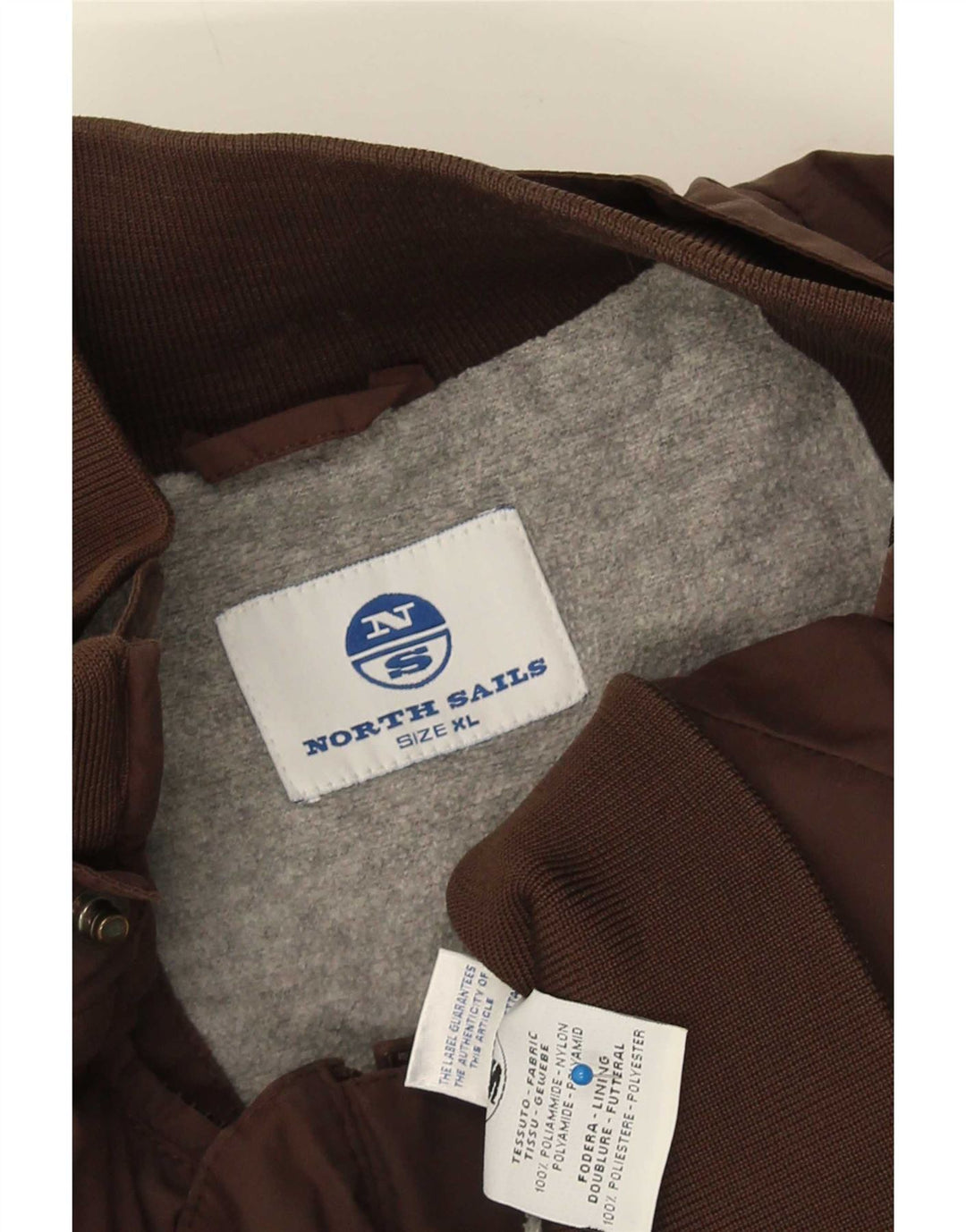 North Sails Herre Bomber Jacket UK 42 XL Brun Polyamid