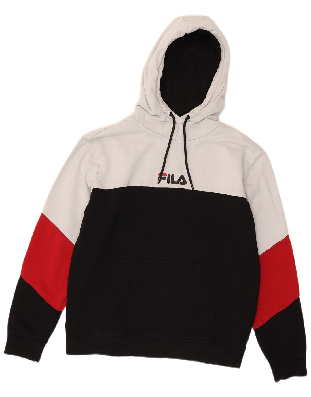 Fila Herre hættetrøje Jumper Medium Sort Colourblock Bomuld