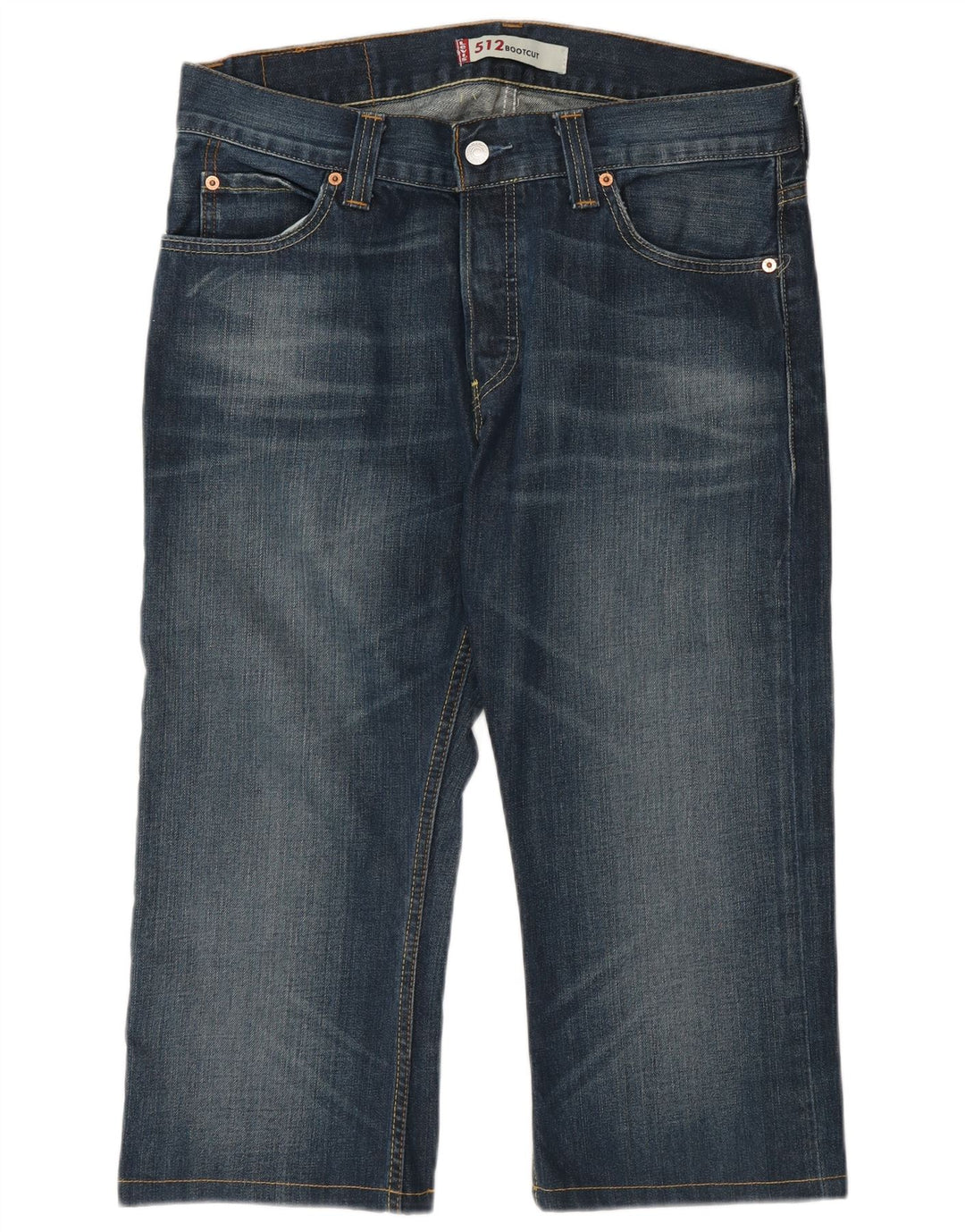 Levi's Herre 512 Capri Jeans W33 L22 Blå Bomuld