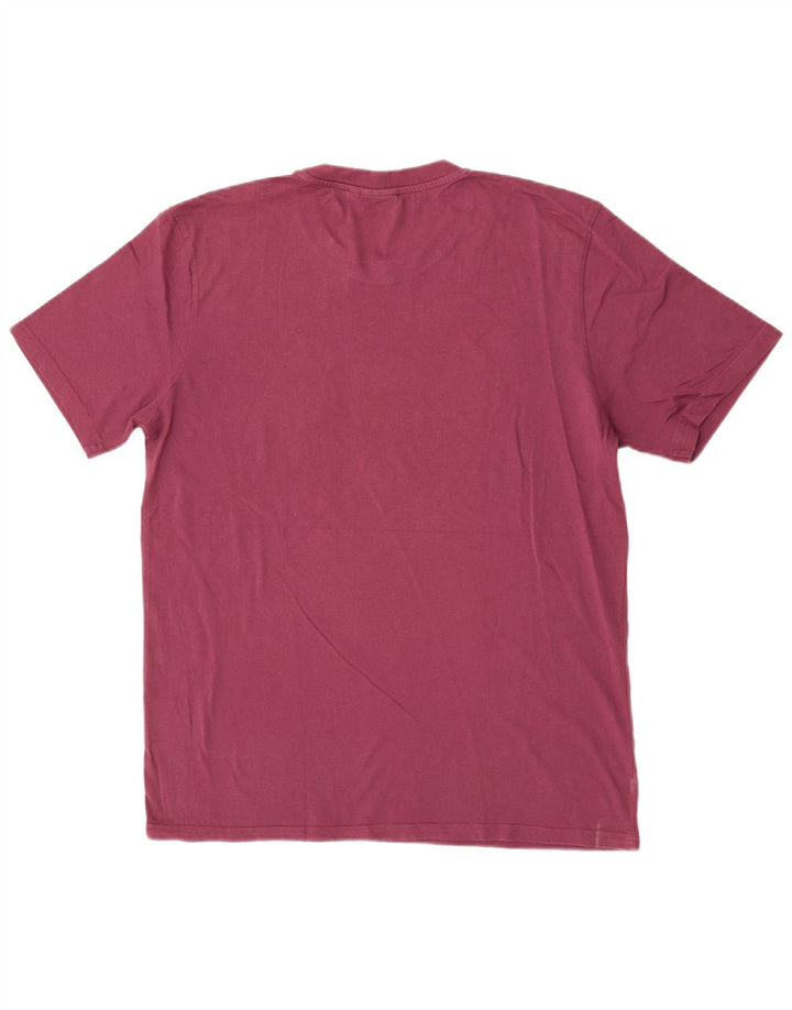 Ellesse Herre grafisk T-shirt Top Stor rødbrun bomuld
