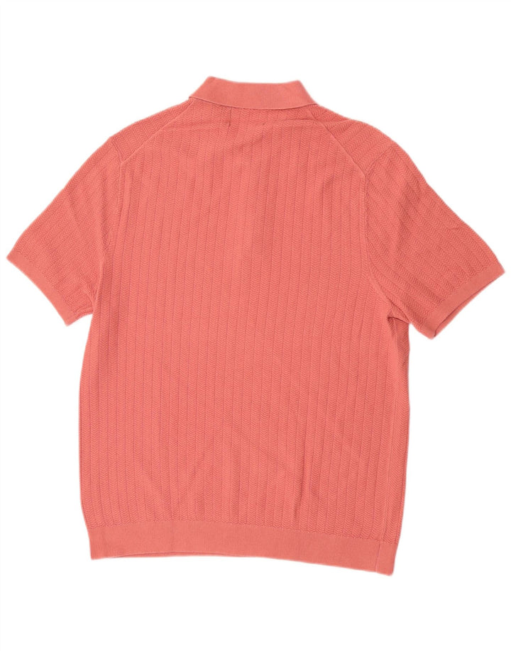 Marks & Spencer Polo Shirt til mænd Stor Pink Bomuld