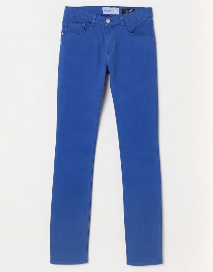 Armani Jeans Dame Push Up Slim Jeans W24 L28 Blå Modal
