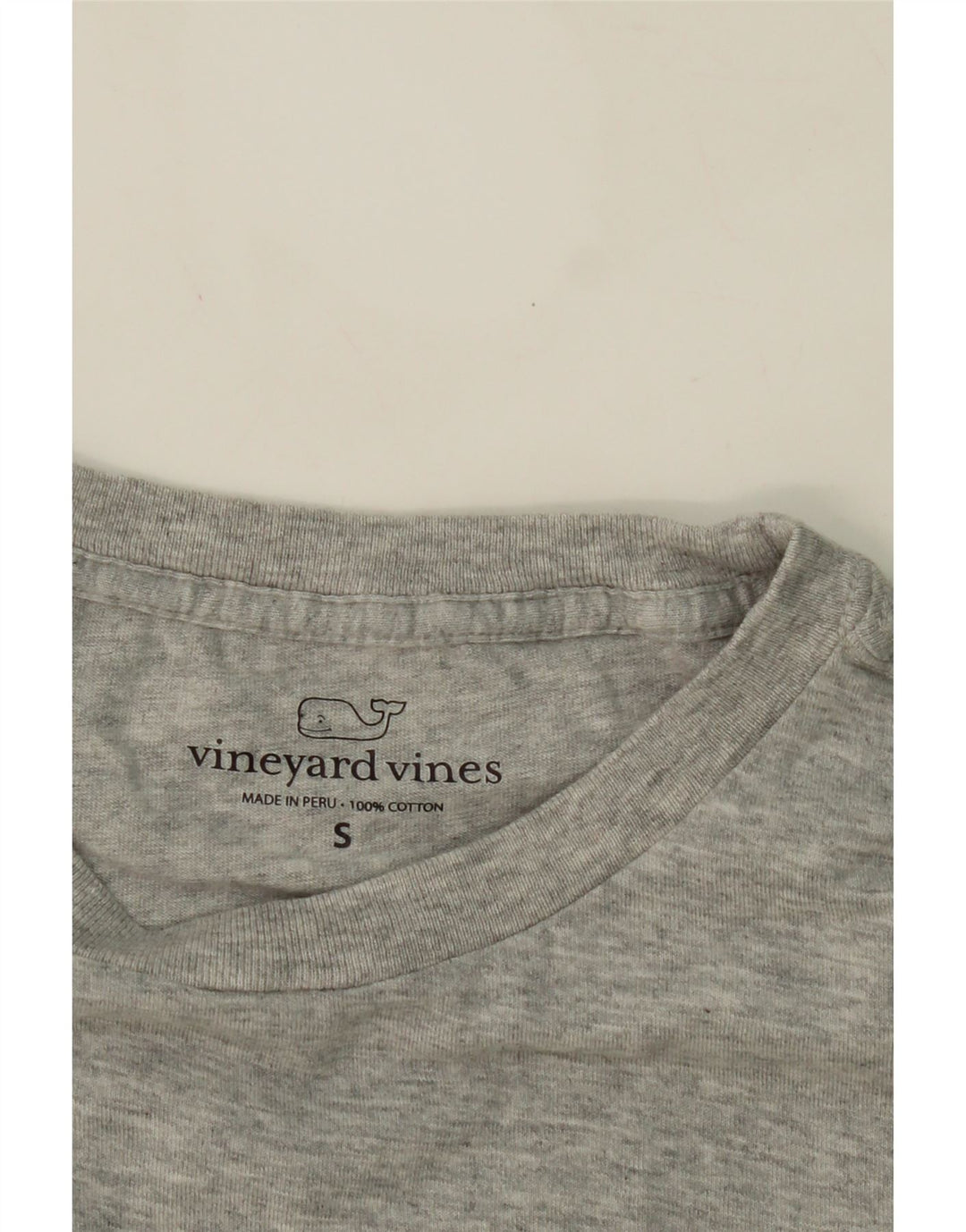 VINEYARD VINES Mens Graphic T-Shirt Top Small Grey Cotton Vintage Vineyard Vines and Second-Hand Vineyard Vines from Messina Hembry 