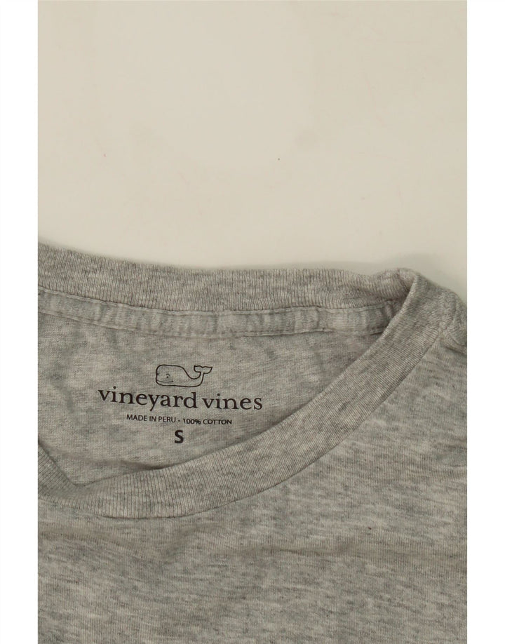 VINEYARD VINES Mens Graphic T-Shirt Top Small Grey Cotton Vintage Vineyard Vines and Second-Hand Vineyard Vines from Messina Hembry 