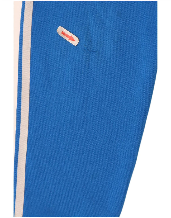 Adidas Herre grafisk hættetrøje med lynlås mellemblå polyester