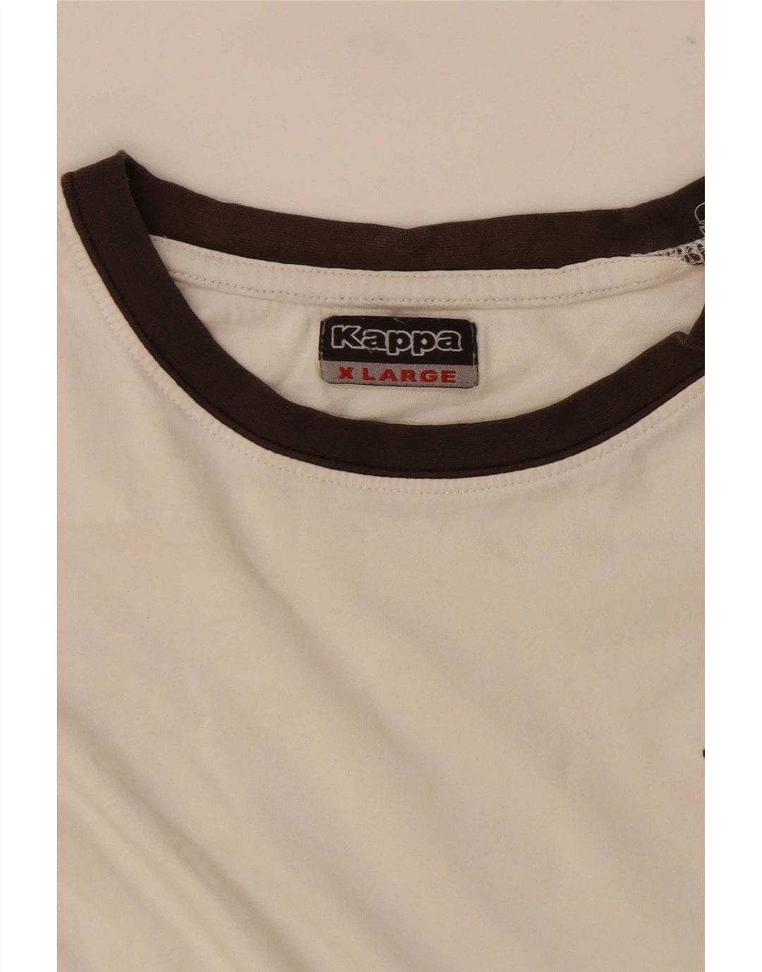 Kappa Herre T-Shirt Top XL Hvid