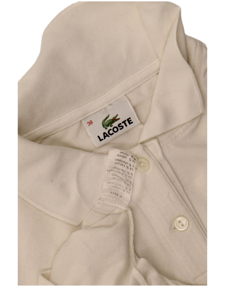 LACOSTE Poloshirt til kvinder str. 38 Medium hvid bomuld